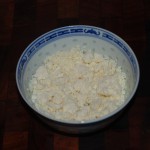 Crush the feta.
