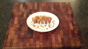 Plate all ingredients
