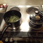 3.	Boil the beans and potato until cooked (beans still firm and potato just soft)