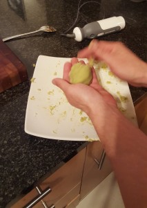5.	Using your hands make cup sized Polpette;