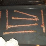 2.	Put the bacon in the oven