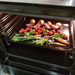 Add the mini vegetables when longer veggies are three quarters cooked