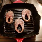 2.	Put the fish onto a grilling pan