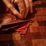 4.	Slice the sundried tomato into strips